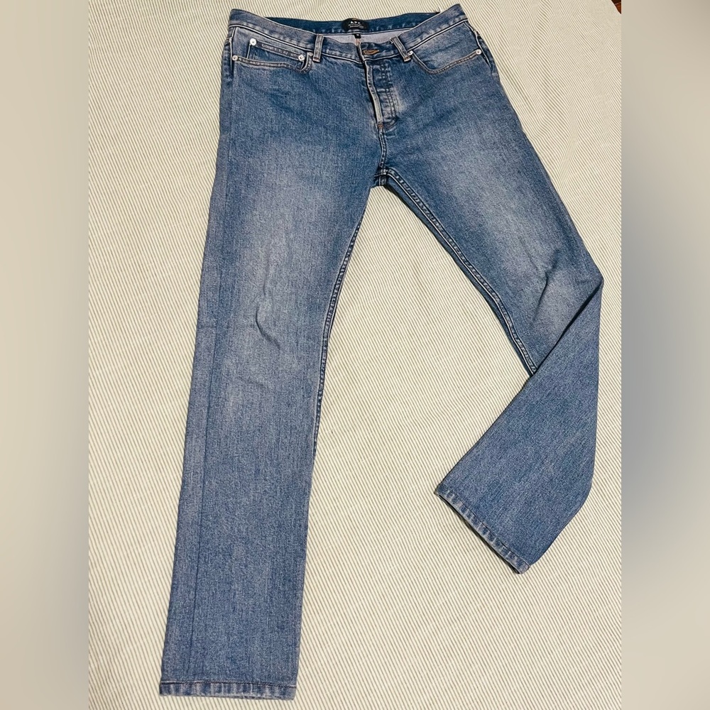 A.P.C. stone washed jeans